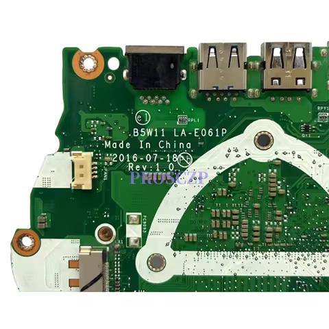 B5W11 LA-E061P For ACER Aspire ES1-572 EXTENSA 2540 Laptop Motherboard NBGKQ11001 i3-6006U i3-7100U 