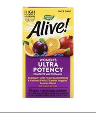 綜合維他命 女士 Nature’s way Alive women multi vitamin ultra potency