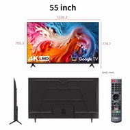 R&R 4K Google Smart TV 32 43 55 Inch Ultra HD Android TV HDR10 Android 13.0 Dolby Audio | Digital TV