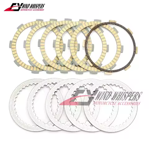 Motorcycle Friction Clutch Plates Steel Discs For HONDA CRF150F CRF 150 F 2003-2005 CRF 230 F 2003-2