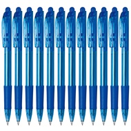 Pentel WOW Retractable Ballpoint Pen 0.7mm BK417-C (Blue Ink) 12pcs/box