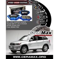 RAV4 1.8, 2.0 ACA21, ZCA25, ACA21 XA2 00-05' MG1432 CERAMAX CERAMIC FRONT BRAKE PADS