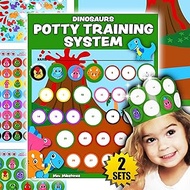 Lil ADVENTS Mini Milestones Large Potty Training Chart for Toddler Boys & Girls - Sticker Chart - Po