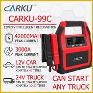 CARKU E-POWER99C Jump Starter 12V/24V 42000mAh Power Bank 3000A Peak Start  Cars Large Trucks