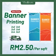 Bunting Banner Printing/2.50sqft/HargaKilang