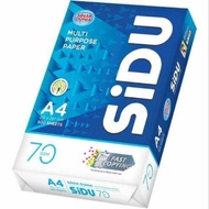 A4 Sidu Paper 1 Ream 70gsm A4 HVS Paper Office Paper 75gsm 1 Ream