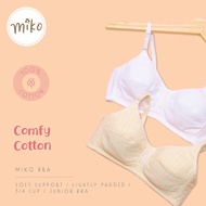 Miko Bra C428 - 100%Cotton/ soft support/ lightly padded/ 3/4 cup/ junior bra/ Young Adult