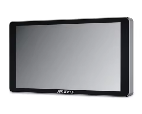 FeelWorld P6XL 6 Full HD HDR Touchscreen On-Camera Field Monitor with Built-In Battery 4K 1200-Nit B