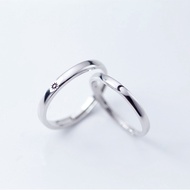 YIZIZAI Opening Minimalist Color Adjustable Men Couple Engagement Jewelry