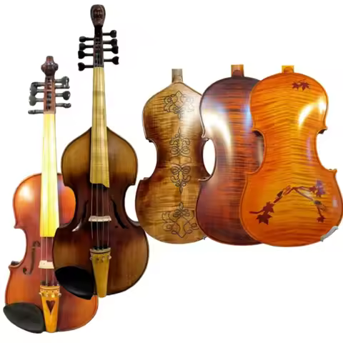 SONG Brand Old type master Viola d'Amore 4×4 string 14" full size violin