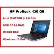 HP ProBook 430 G5 (Core i5-8250U, 8GB RAM, Windows 10 Pro, Intel UHD Graphics)