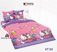TOTO  (KT69)  ลายคิตตี้ Hello Kitty  ชุดผ้าปูที่นอน ชุดเครื่องนอน ผ้าห่มนวม  ยี่ห้อโตโตแท้100%