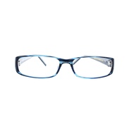 SAV Eyewear Women's Victoria Klein 7021 Blue Rectangular Reading Glasses, 27 mm + 2