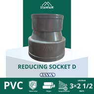 JAYA Reducer Sock D 3" x 2 1/2" Vlok Sock D 3" x 2 1/2" / R Sock D 3 x 2 1/ 2 Inch JAYA
