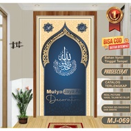 New LAUNCH MIHRAB MUSHOLLA HOUSE STICKER - MIHRAB MUSHOLLA HOUSE STICKER 3D MOSQUE AND OFFICES MJ69-