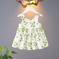 Baby Girl Dress Dress 0-1-2-3 Years Old Baby Dress Girl Sleeveless Baby Princess Dress