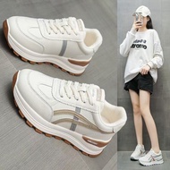 Dopamine Spring Fleece Lining Women's Shoes - Soft Sole, Ideal for Students & Running Sports