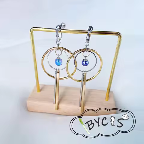 Final Fantasy XIV Edengrace FF14 Cos Ear Clip Ear Pins Cosplay Earrings Halloween Costume Anime Prop