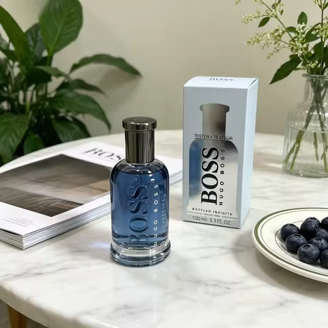 Hugo Boss Bottled Infinite Eau de Parfum – Woody Men's Cologne – With Notes of Apple, Patchouli, Lav