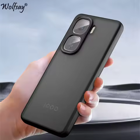 Matte Transparent Case For Vivo iQOO Neo 10 Case Anti-knock Matte Full Back Cover Vivo iQOO Neo 10 C
