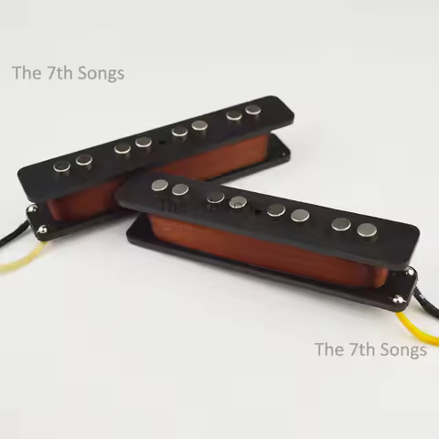 Vintage Alnico 5 Jazz J B Bass 4 String Pickup Electric Bass Single Coil JB Neck 7.6K Bridge 8.2K Bl