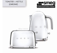 Smeg Chrome Breakfast Set [KLF03SSUK (Kettle) +  TSF01SSUK(Toaster)]