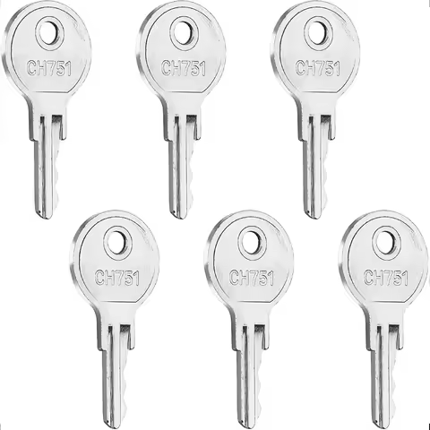1/5/10/30/50 PCS Controller Door Keys For RV Trailer Camper Compartment Door Hatch Key Utility Cavin