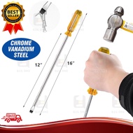 NATORO 74016 12''x8MM EXTRA LONG GIANT IMPACT SCREWDRIVER SLOTTED WITH MAGNET PRYING HAMMERING