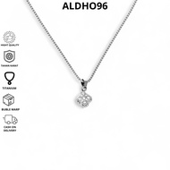 ALDHO96 - Men's Titanium Dice Pendant Necklace Unisex Stainless Steel Anti-RustWanita