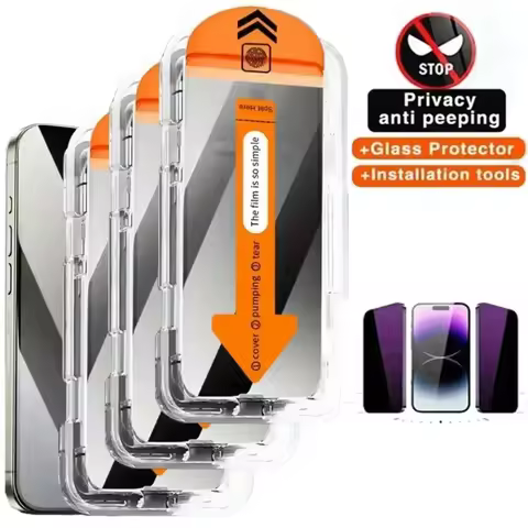 3Pcs Free Installation Privacy Screen Protector for Realme GT 6T 2 3 7 Pro P2 P1 Speed 5G Neo 3T Not