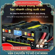 Bộ sạc bình ắc quy tự ngắt 12v 24v sạc bình ắc quy xe máy ô tô từ 4ah - 200ah hàng chính hãng