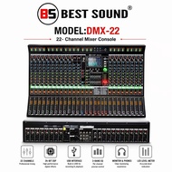 BS Best Sound DMX-22 22ch Mixer Console DSP Echo Effects, USB Bluetooth playback 22ch Mixer