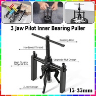3 Jaw Pilot Inner Bearing Puller Bushing Gear Remover 15-35mm 3 Jaw Bearing Extractor