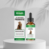 Kriath Cat Probiotic Drops Digestive Support Fast Absorption Easy Feeding For Feline