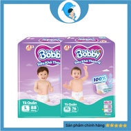 [LIVE KOL] Super dry Bobby diapers/diapers, all sizes M96/L88/XL76/XXL70 for babies from 6 to 25kg M