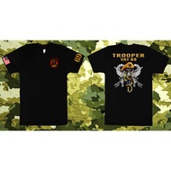 New Fashion Trooper VAT 69 T shirt |  Unisex Men Black Round Neck, Stylish Printed