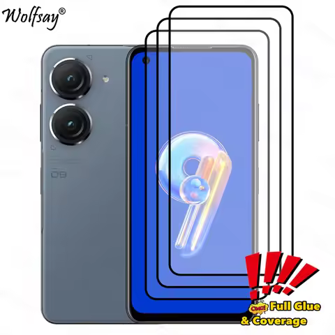 Full Cover Whole Glue Screen Protector For Asus Zenfone 9 Tempered Glass For Asus Zenfone 9 8 10 Gla