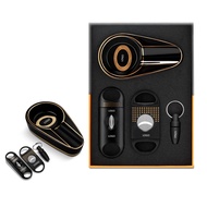 Cigar Tool 4-Piece Set Cigar Cutter Cigar Cutter Portable Cigar Cutter Cigar Hole Punch Cigar Ashtra