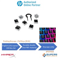 HyperX Pudding Keycaps -Full Keys [Black/White] 4P5P4AA/4P5P5AA/644H7AA