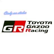 Car Sticker TOYOTA GAZOO RACING Vios Altis Yaris Vitz Avanza Rush Prius vvti RS