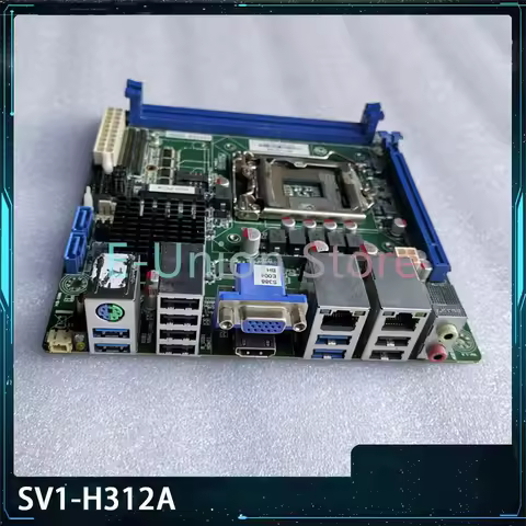SV1-H312A Dual Gigabit Network Card H310 Multi Serial Motherboard ITX Motherboard