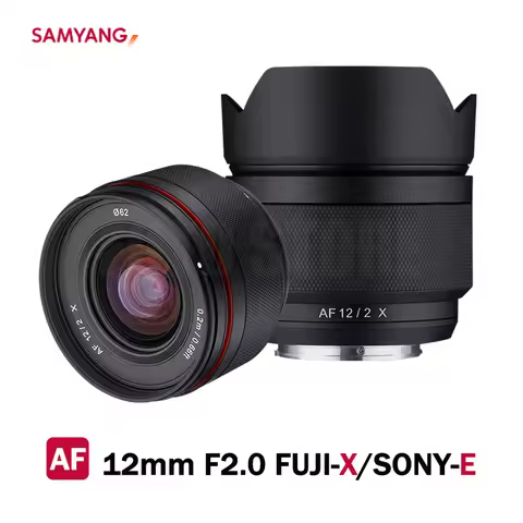Samyang 12mm F2 Lens AF Wide Angle Lens for Sony E Fuji X Mount Camera A7 A9 A7 IV A7III A6600 A7R3 