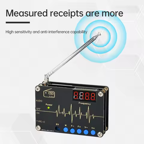 DC 5V RDA5807M Radio Kit FM FM Electronic Production Digital Full Frequency Welding Assembly DIY Par