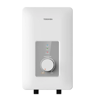 รุ่นใหม่ เครื่องทำน้ำอุ่น TOSHIBA TWH-38WTH 3800 วัตต์ // TWH-45WTH 4500 วัตต์ ปลอดภัยด้วยระบบ ELCB