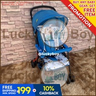 Apruva SD-17 Foldable Blue Stroller for Baby