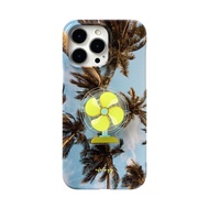 เคสโทรศัพท์แบบครอบเต็มรูปต้นมะพร้าว Ufology Original สำหรับ iPhone 14 pro Max 13 pro Apple 12 ขอบกลม