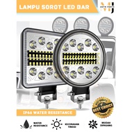 Led Spotlight Bar 102W Off Road Spot LED Light Bar Round/Light Box