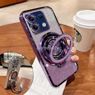 Vỏ cho Redmi Note 13 Pro Plus 2024 5g vỏ mềm mạ kim tuyến lấp lánh cho note13 4G 13Pro note13pro 13P