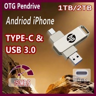 4-in-1 1TB flash drive USB 3.0 Memory Stick Pendrive Fast Speed Type-C For Android/Smartphone/PC