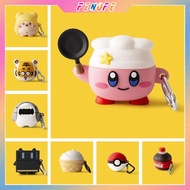Baseus WM01 WM02 Bluetooth Headphone Case Protective Cover Creative Star Kirby Poke Ball Shark Anti-